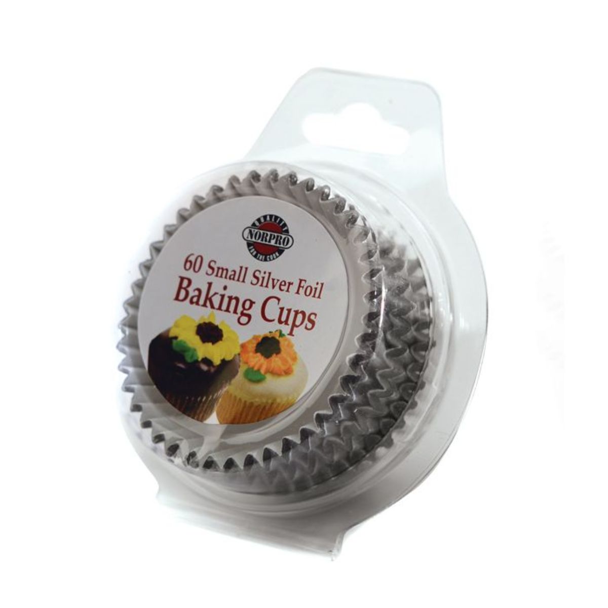 Norpro Silver Foil Cups 60ct