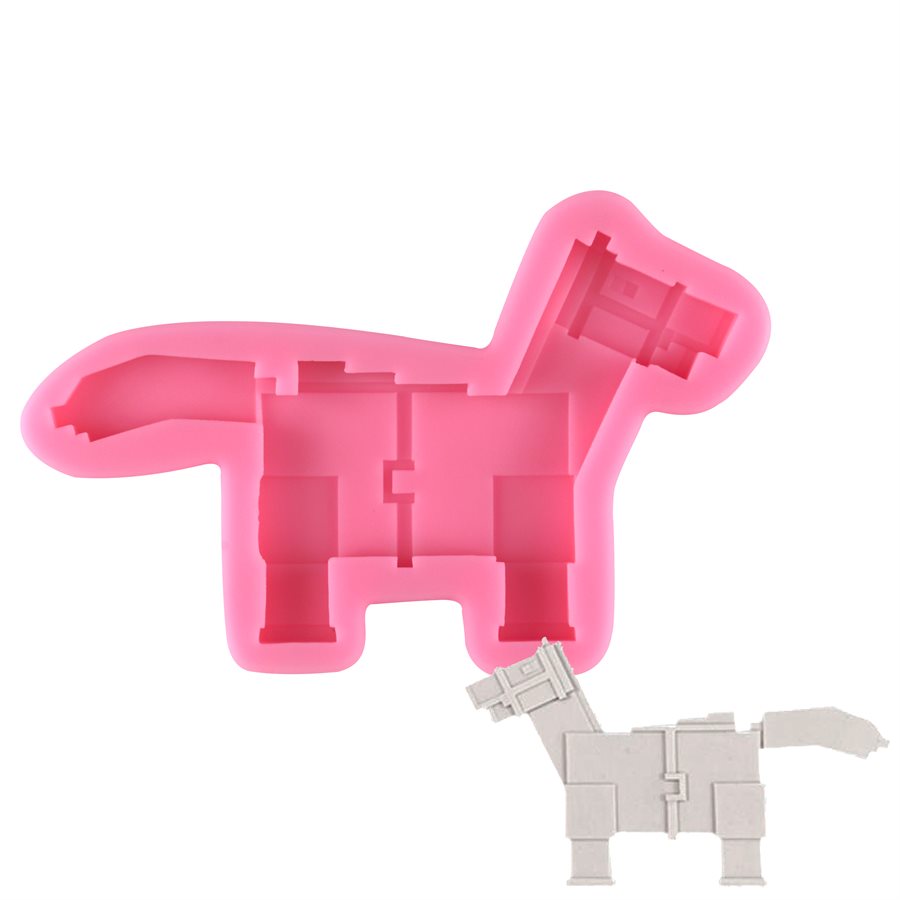 Molde de silicona NY Cake de caballo pixelado