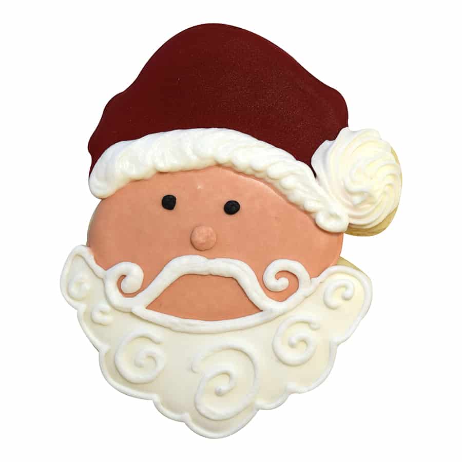 Cortador de galletas de la cara de Papá Noel (Jolly)
