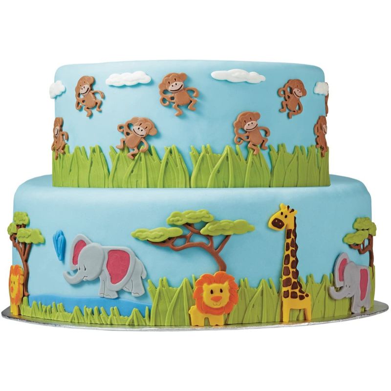 Molde para fondant Wilton de animales de la selva