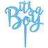 Its a Boy Candle Holder/Topper Blue