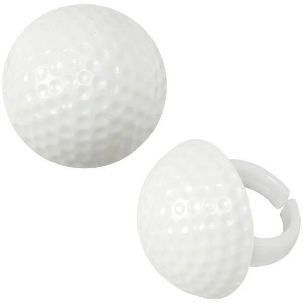 Golf Ball Cupcake Rings