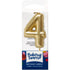 Mini Gold Candle Numerals 1-9