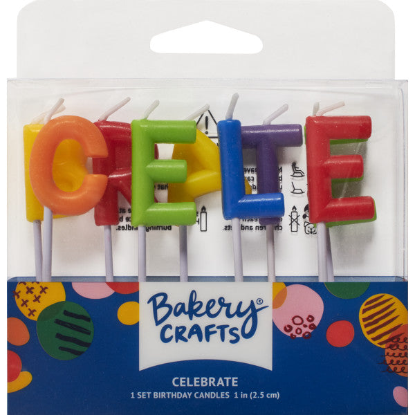 Celebrate Letter Specialty Candles