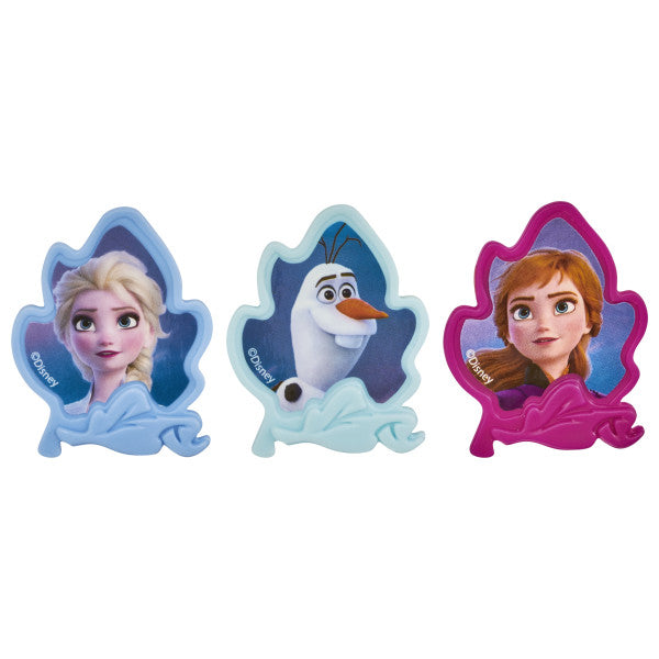 Frozen 2 Elsa Anna & Olaf Cupcake Rings