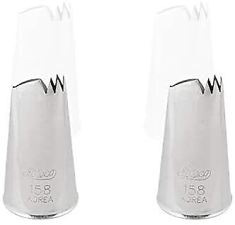 Ateco Curved Petal Tips 158 .6" Left Handed