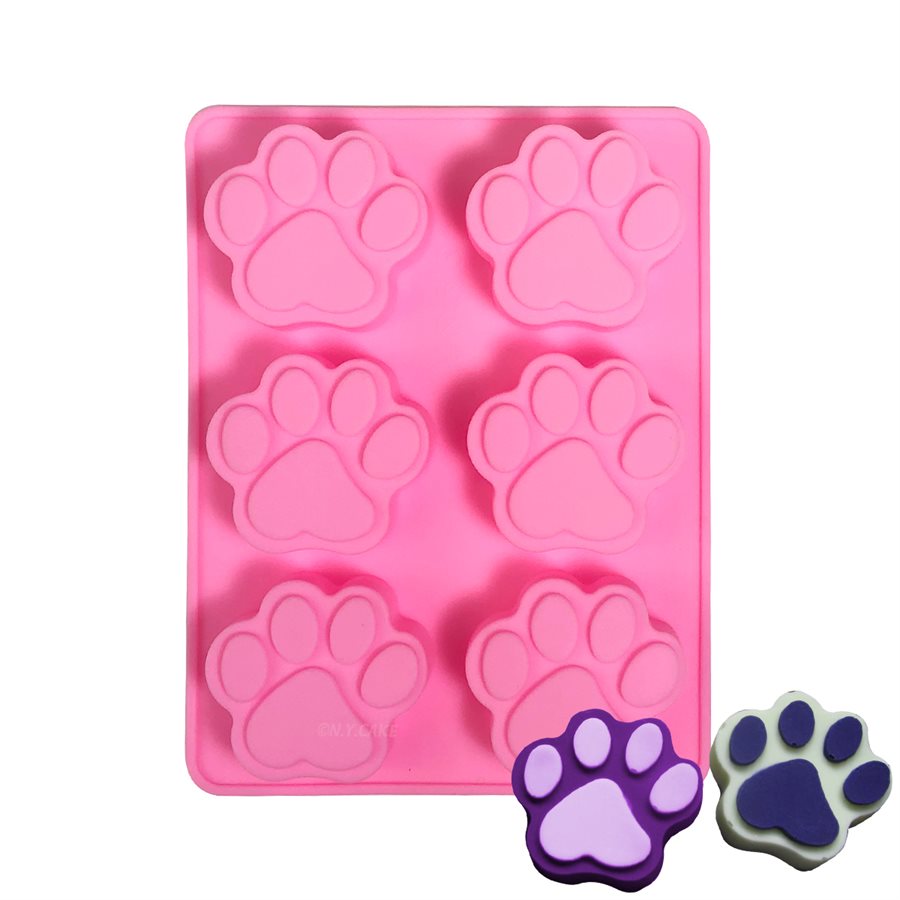 NY Cake Paw Shape Silicone Mold