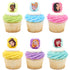 Disney Princess Characters Cupcake Rings