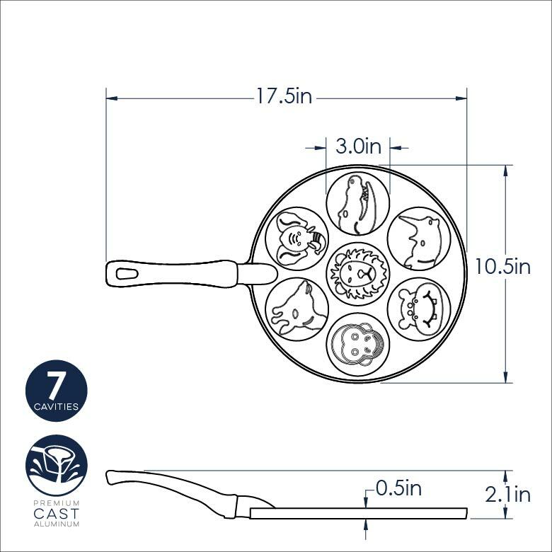 Zoo Pancake Pan Nordic Ware