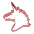 R&M Cookie Cutter Unicorn Head Pink 4.75"