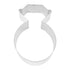 R&M Cookie Cutter Diamond Ring 3.75"