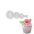 Rose Leaf Plunger Cutter - Small NY Cake Fondant Cutter - Bake Supply Plus