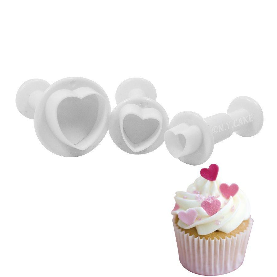 Heart Plunger Cutter NY Cake Fondant Cutter - Bake Supply Plus
