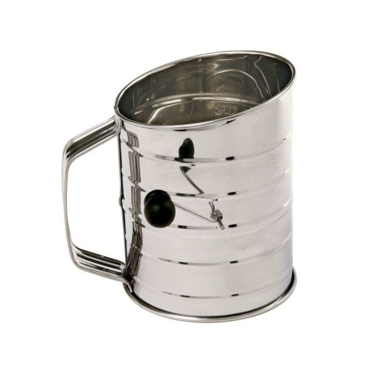 Norpro Stainless Steel Rotary Flour Sifter 3 Cup
