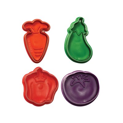 NY Cake Vegetables Plungers- Set of 4