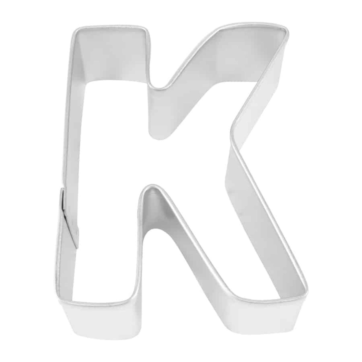 R&M Cookie Cutter Letter K 2.75"