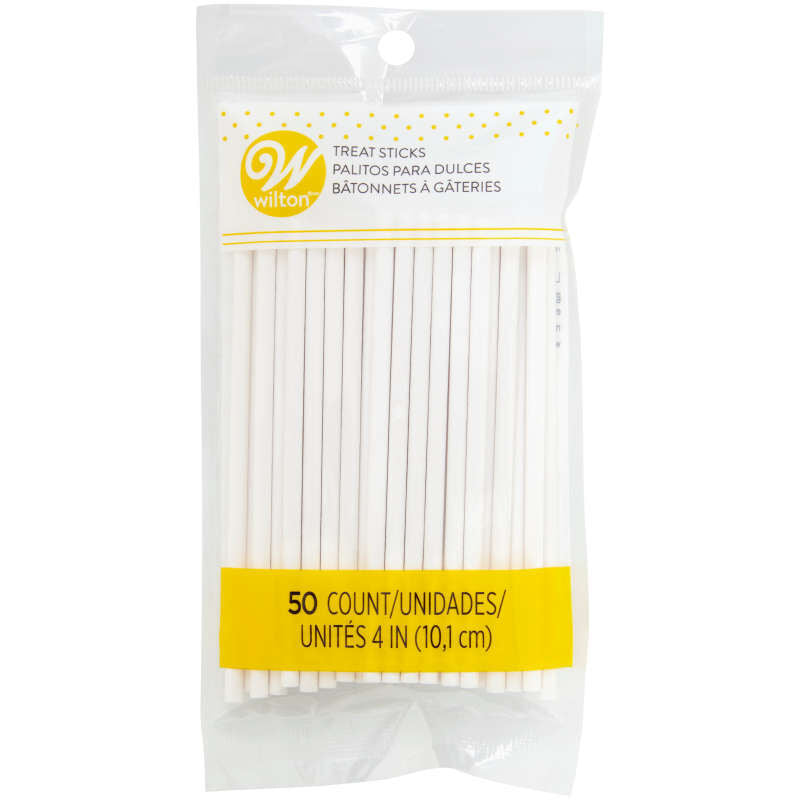 Wilton 4In Lollipop Sticks 50Ct