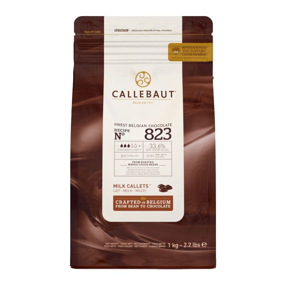 Callebaut Milk Chocolate N° 823 Callets