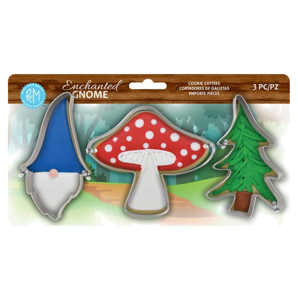 R&M Cookie Cutter Enchanted Gnome 3pc Set