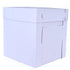 Tiered White Cake Box With Window  — All Sizes Whalen Packaging Box - Bake Supply Plus