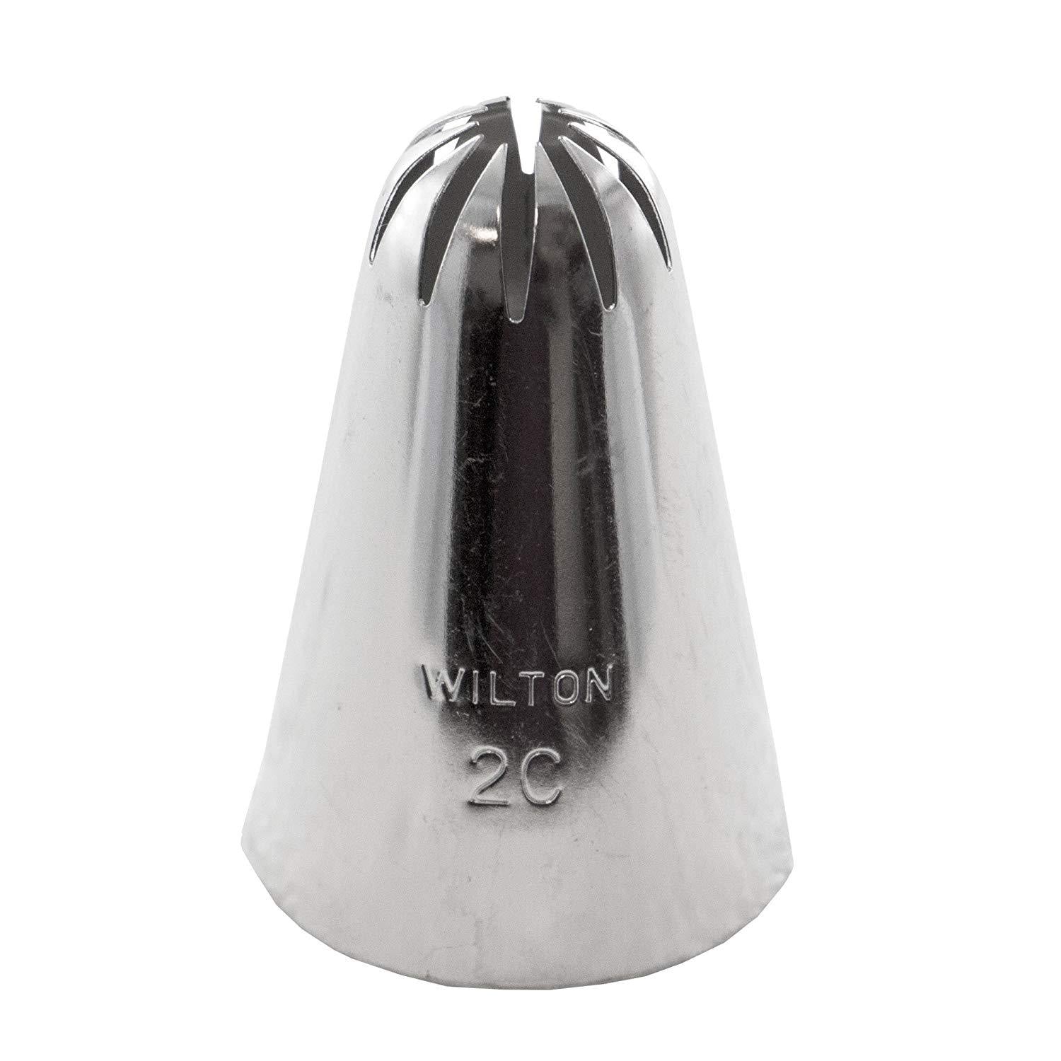 Wilton Large Drop Flower Tip #2C Wilton Piping Tip - Bake Supply Plus