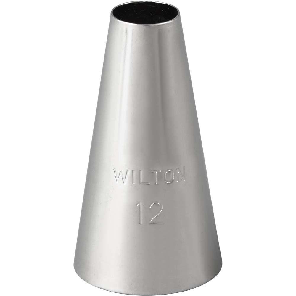 Wilton Standard #12 Round Decorating Tip Wilton Piping Tip - Bake Supply Plus