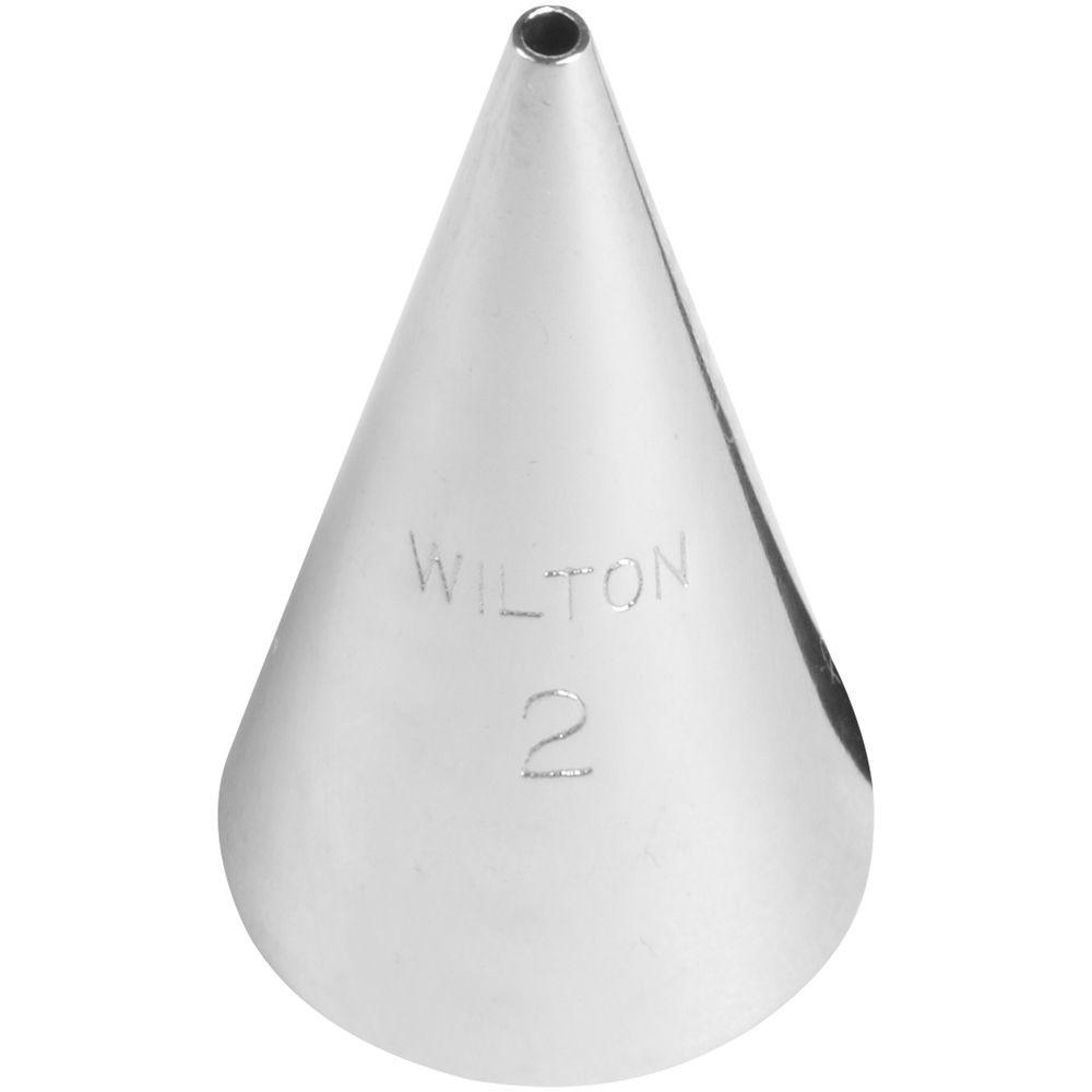 Wilton Standard #2 Round Decorating Tip Wilton Piping Tip - Bake Supply Plus