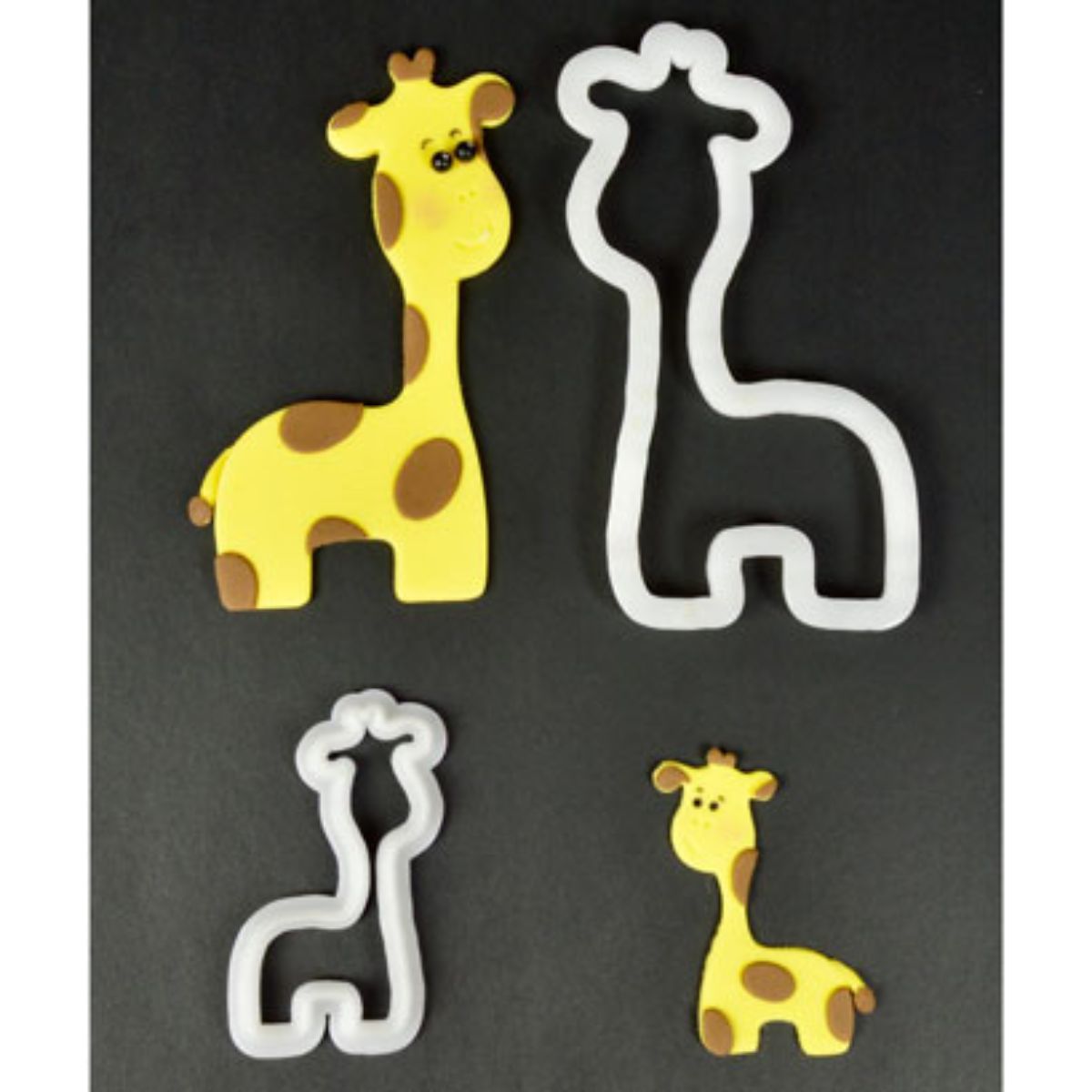 FMM Mummy & Baby Giraffes Cutter Set