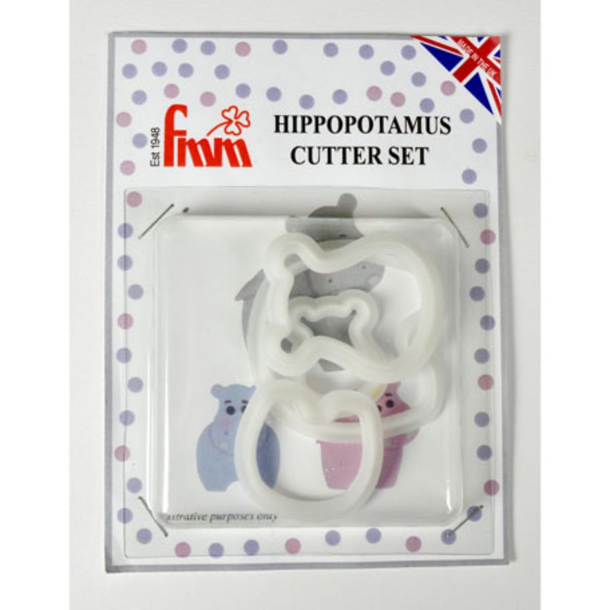 FMM Hippopotamus Cutter- Set of 4