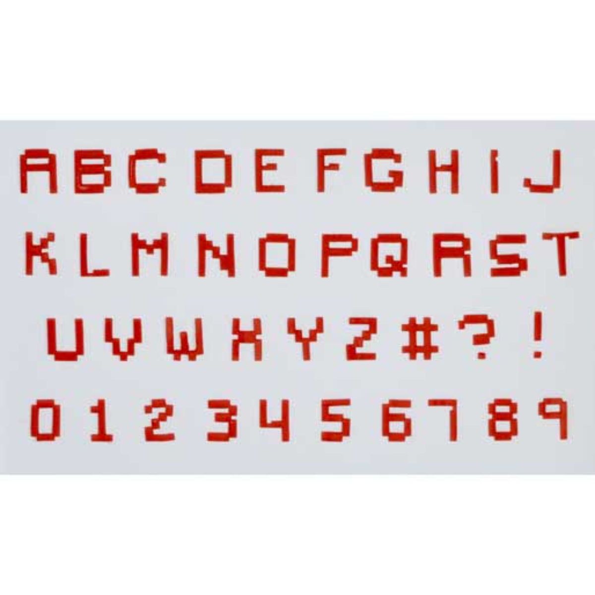 FMM Pixel Alphabet & Number Tappit
