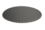 Black Scalloped Circle Cake Boards — All Sizes Whalen Packaging Cake Board - Bake Supply Plus