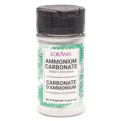 Baker's Ammonia (Ammonium Carbonate) 2.7oz - Bake Supply Plus