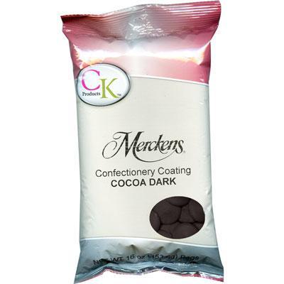 Merckens Cocoa Dark Confectionery candy CK Products Chocolate Melts - Bake Supply Plus