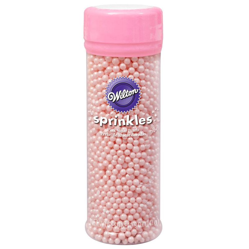 Wilton Sprinkles Pink Sugar Pearls
