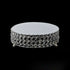 Crystal Round Cake Stand 10" - Silver