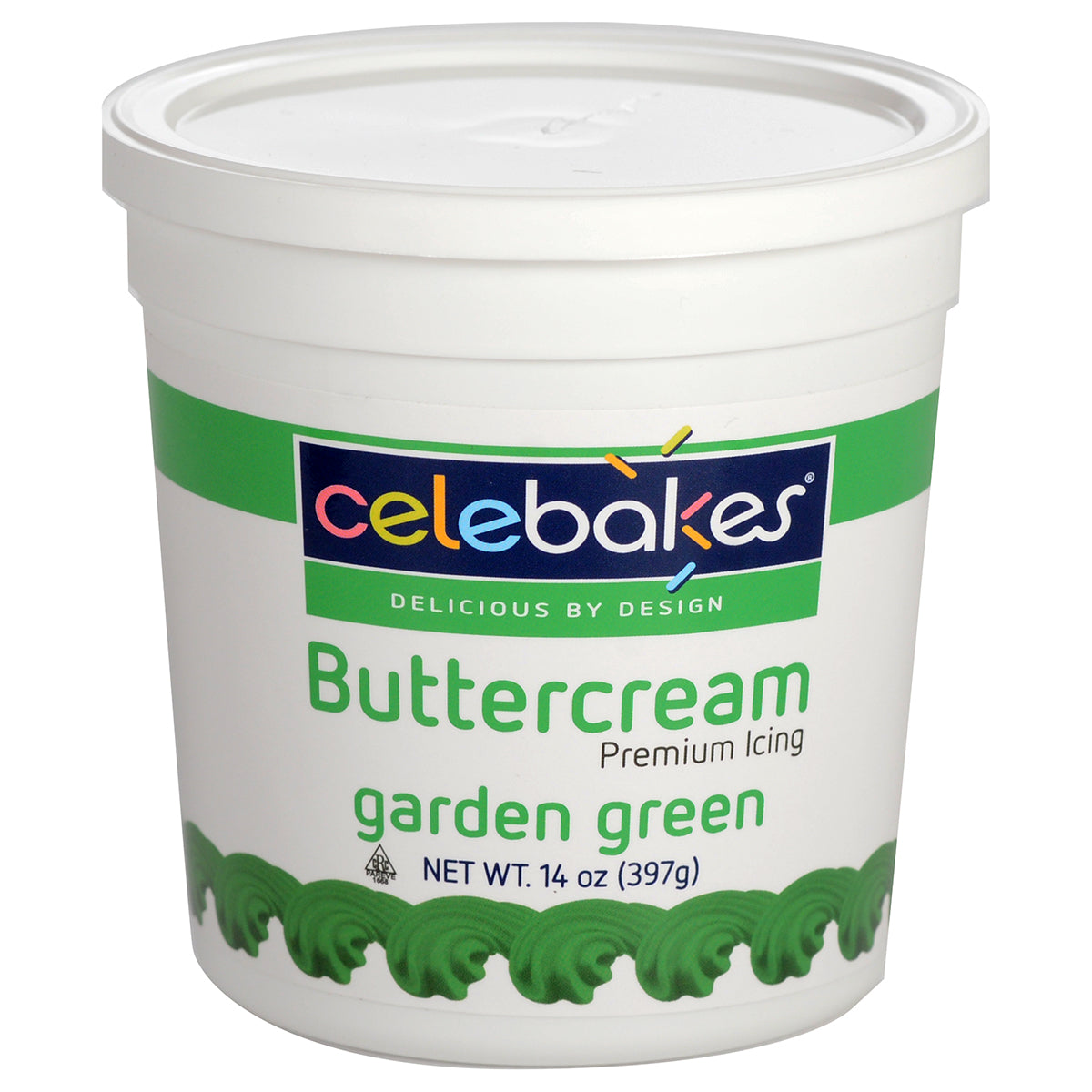 CK Buttercream Garden Green 14oz CK Products Icing - Bake Supply Plus