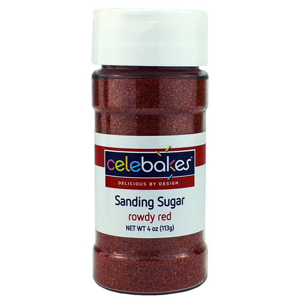 CK Sanding Sugar Red 4 oz CK Products Sprinkles - Bake Supply Plus