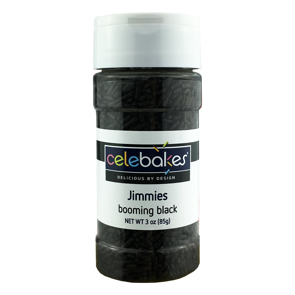 CK Jimmies Black — 3.2 oz/16 oz CK Products Sprinkles - Bake Supply Plus