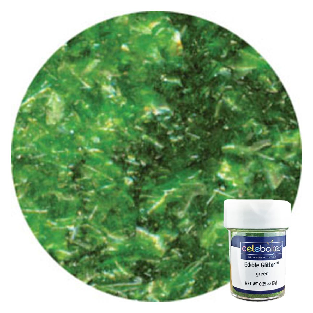 CK Edible Glitter Green 1/4oz