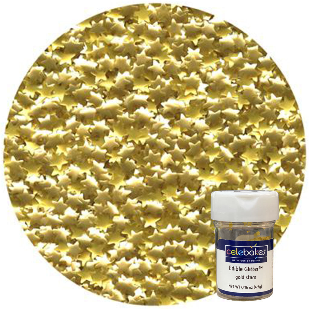 CK Edible Glitter Gold Stars
