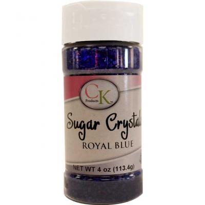 CK Sugar Crystals Royal Blue 4 oz CK Products Sprinkles - Bake Supply Plus