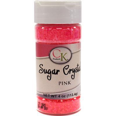 CK Sugar Crystals Pink 4oz/16oz CK Products Sprinkles - Bake Supply Plus