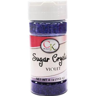 CK Sugar Crystals Violet 4 oz CK Products Sprinkles - Bake Supply Plus