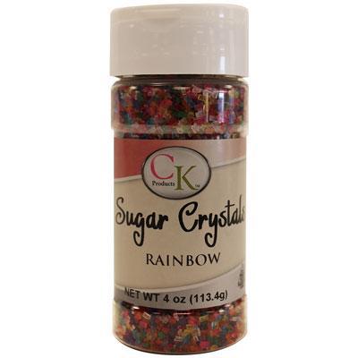 CK Sugar Crystals Rainbow 4oz/16oz CK Products Sprinkles - Bake Supply Plus