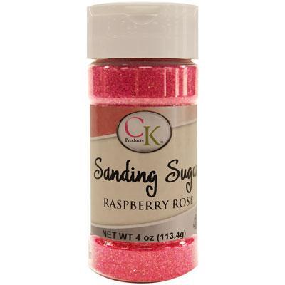 CK Sanding Sugar Raspberry Rose 4 oz CK Products Sprinkles - Bake Supply Plus