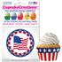 Star & Stripes Cupcake Liner, 32 ct. Cupcake Creations Cupcake Liner - Bake Supply Plus