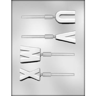 Alphabet U-V-W-X Lollipop