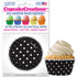Black & White Polka Dots Cupcake Liner, 32 ct. Cupcake Creations Cupcake Liner - Bake Supply Plus