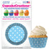 Blue Polka Dots Cupcake Liner, 32 ct. Cupcake Creations Cupcake Liner - Bake Supply Plus