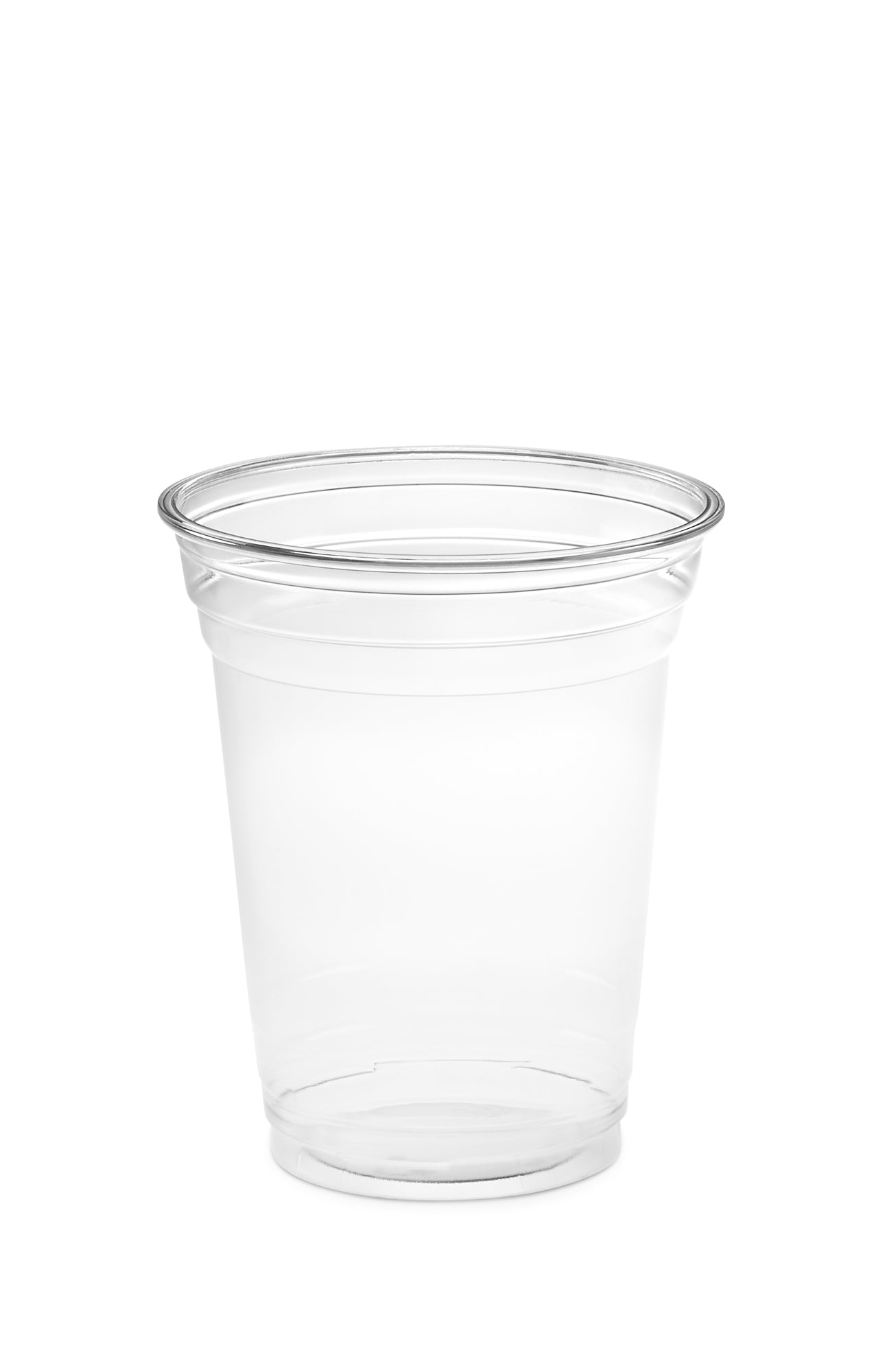 Crystal Tall Plastic Cup With Cover , Large Disposable Cups For